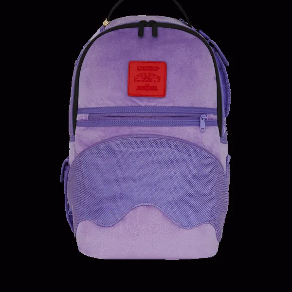 NOOO WAY!!! A REVERSIBLE BACKPACK - PURPLE VELOUR TO OG SHARKS IN PARIS BACKPACK