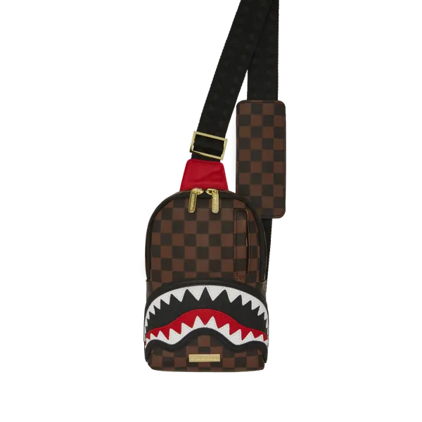 SAWTOOTH SHARKS IN PARIS ONE-STRAP SLING