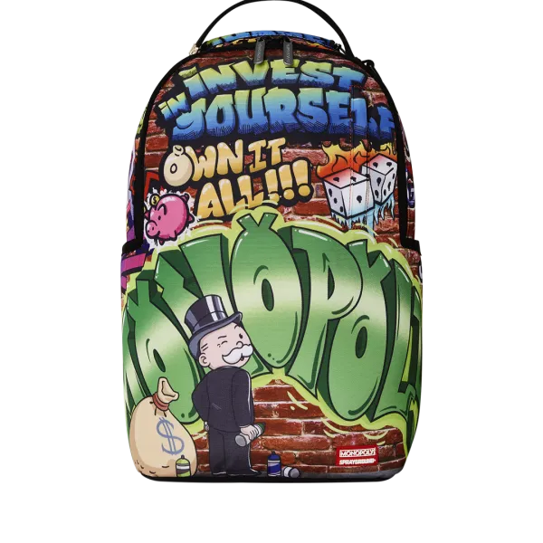 MONOPOLY GRAFFITI GOLD RUSH DLXR BACKPACK