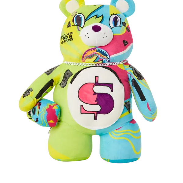 SUPER WEIRD MONEYBEAR TEDDYBEAR BACKPACK