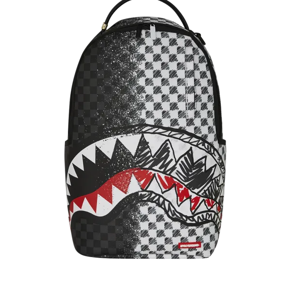 SCRIBBLE DRIBBLE CHECK BACKPACK