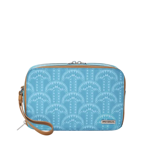 ILLUCHAINS TURQ TOILETRY BAG
