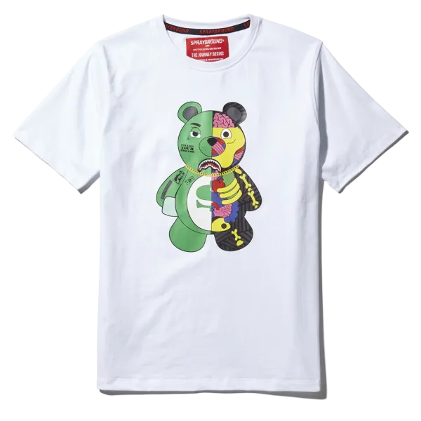 YOUTH ANATOMY BEAR T-SHIRT WHITE