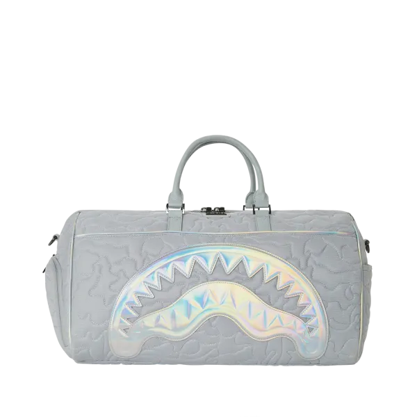 MIRASHAKU IRIDESCENT QUILT DUFFLE