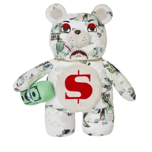 FEROCIOU$ MONEYBEAR TEDDYBEAR BACKPACK