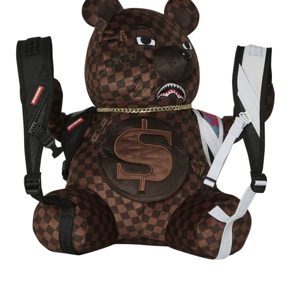BEAR WEARING BACKPACK AS A BACKPACK