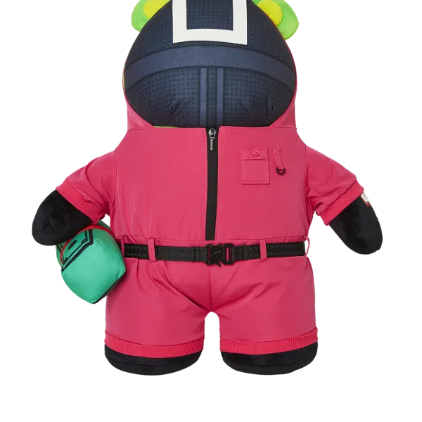 SQUID GAME COLLAB PINK SOLDIERS BEAR BACKPACK