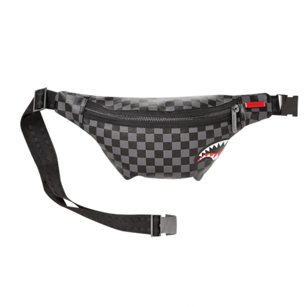 SHARKS IN PARIS (BLACK CHECKERED EDITION) CROSSBODY
