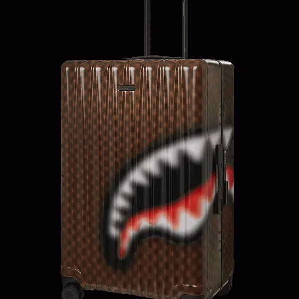 SHARKS IN PARIS BLUR EFFECT FULL SIZE LUGGAGE