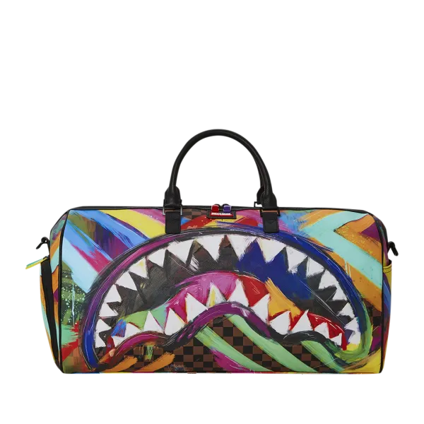 SHARKS IN PARIS CITY STREAKS DUFFLE