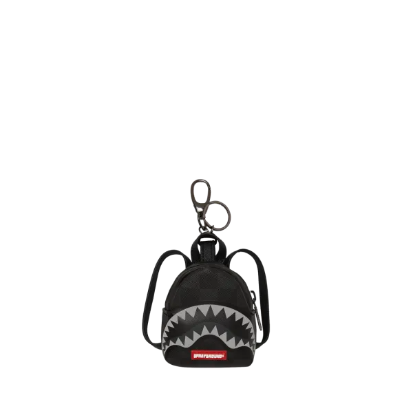 LIGHTS OUT SHARKS IN PARIS BACKPACK KEYCHAIN
