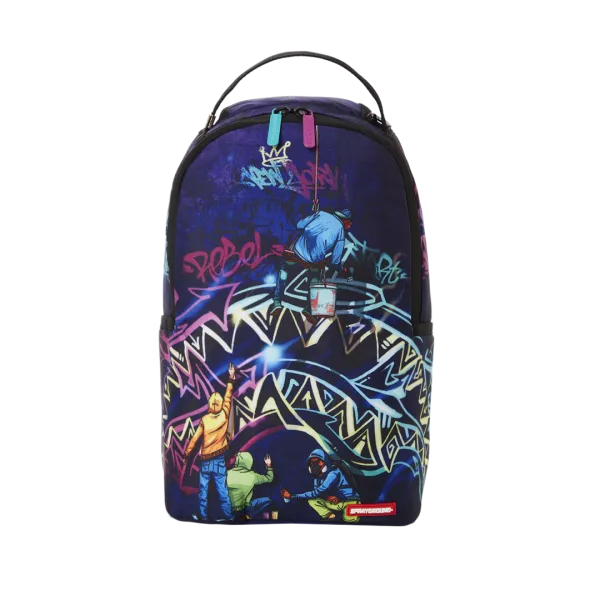 MIDNIGHT GRAFFITI ARTISTS MINI BACKPACK
