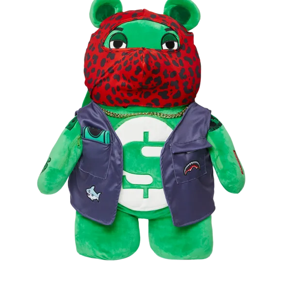 SKI MASK THE BEAR - MONEYBEAR TEDDYBEAR BACKPACK