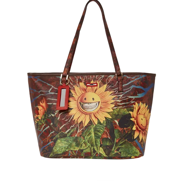 SUNFLOWER GRIN RON ENGLISH COLLAB TOTE