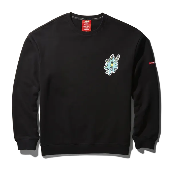 SPONGEBOB SPLAT PULLOVER SWEATER (BLACK)