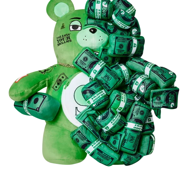 MONEYBEAR ZILLIONS TEDDYBEAR BACKPACK