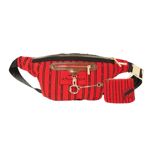 REVERSE SHARKS IN PARIS CROSSBODY (RED)