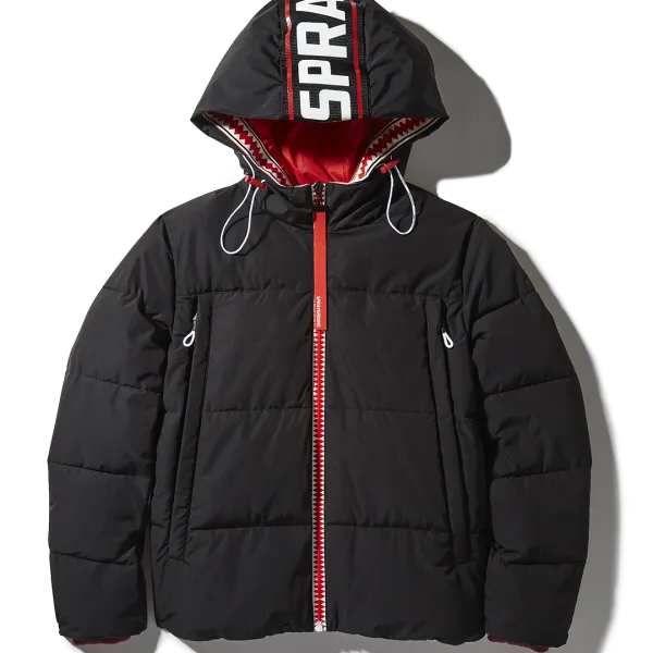 PATCH GRAFFITI PUFFER JACKET