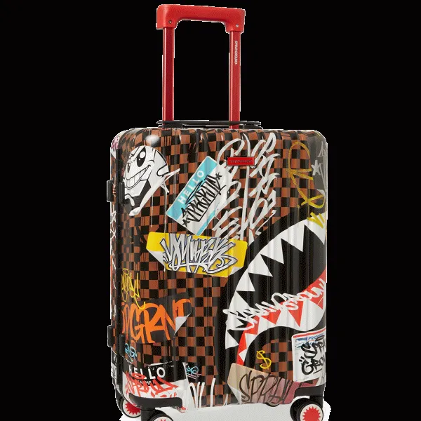 SHARKS IN PARIS THE RIZZ SHARKNAUTICS HARDSHELL CARRY-ON LUGGAGE
