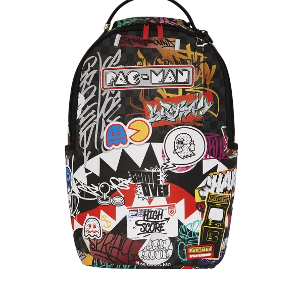 PACMAN LEVELED-UP ART BACKPACK